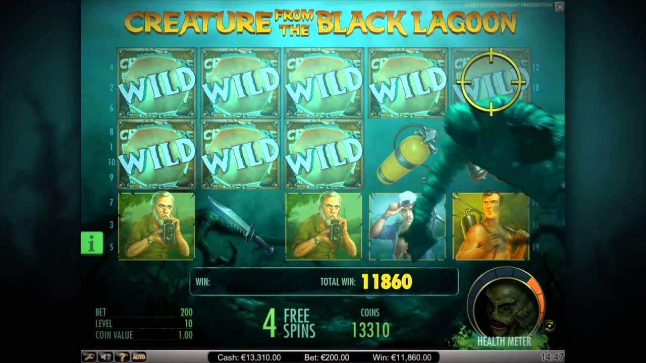 Creature from black lagoon slot