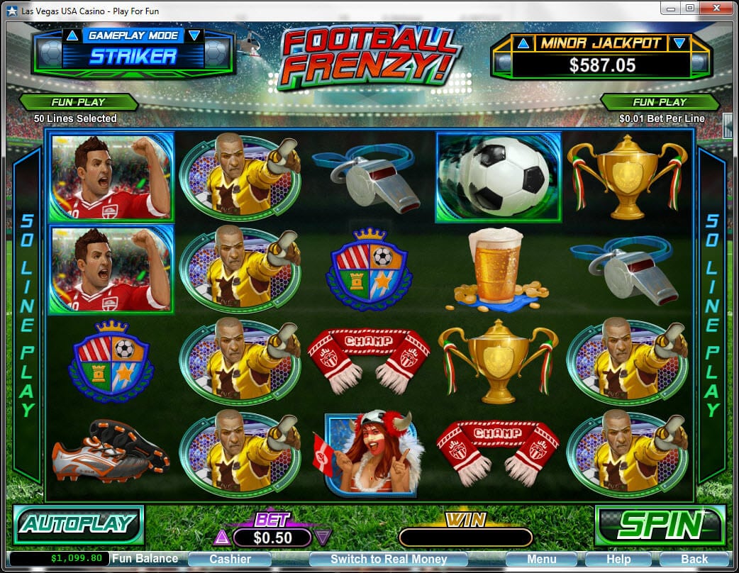 Football frenzy slot