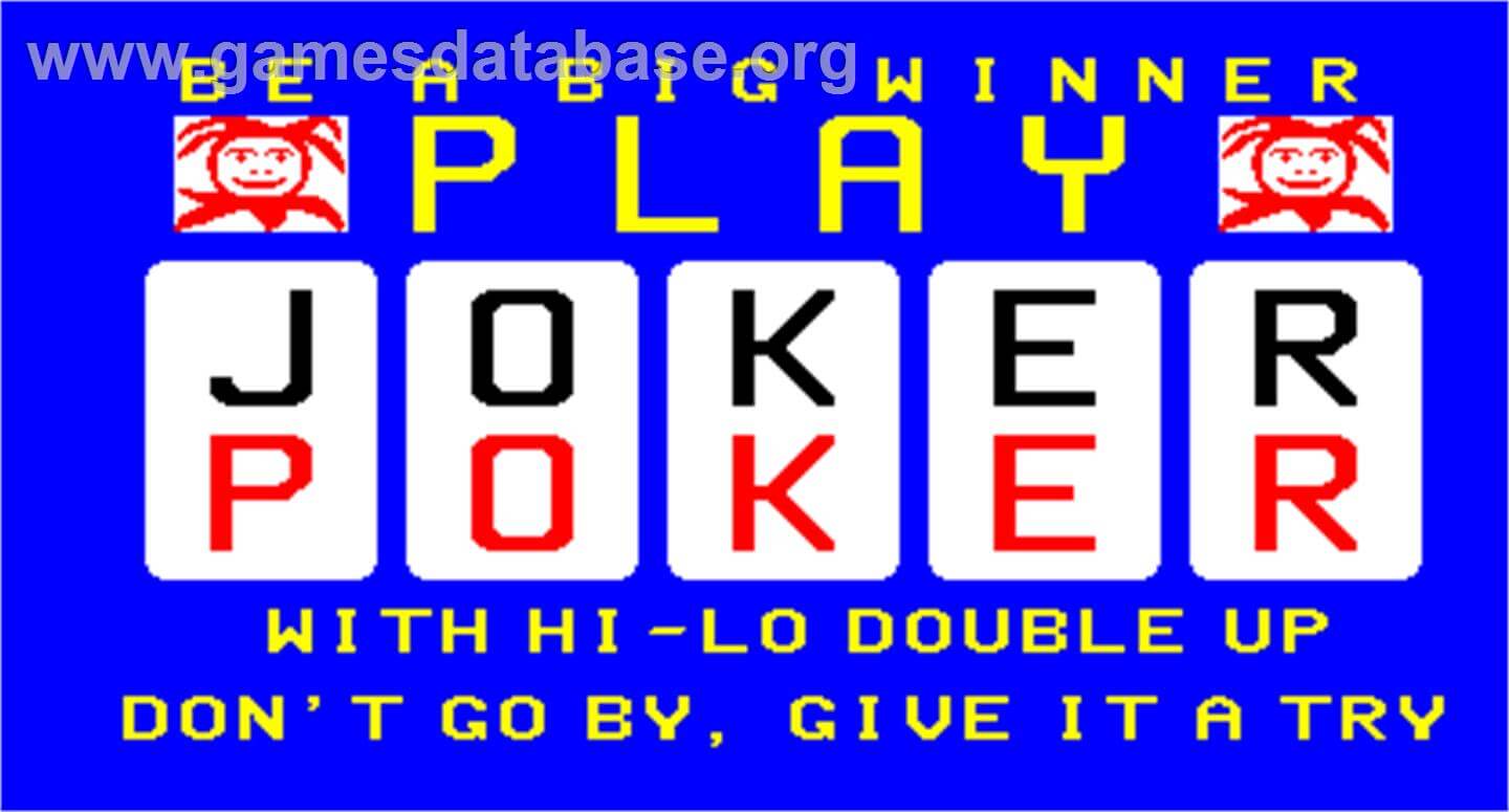 Joker poker slot