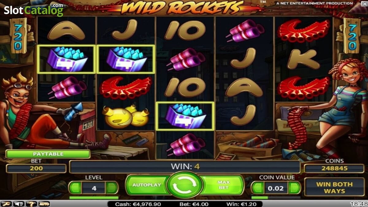 Wild rockets slot