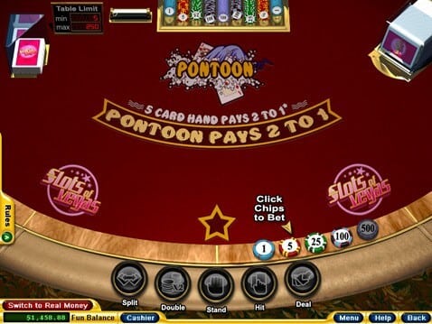 Pontoon slot