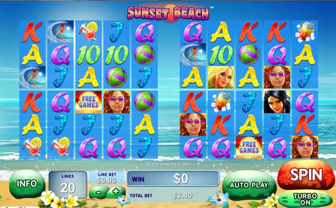 Sunset beach slot