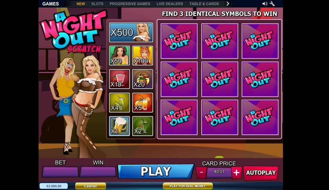 A night out slot