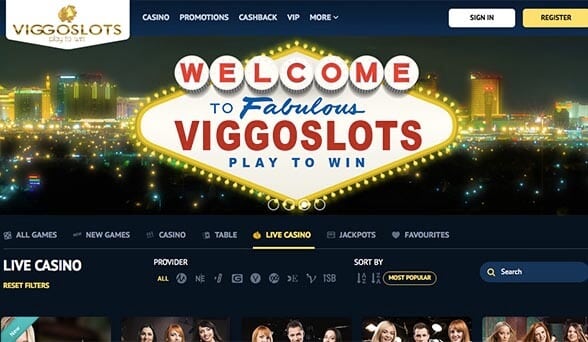 ViggoSlots Casino screenshot