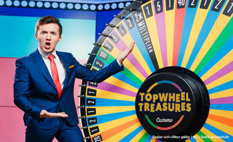 Casumo Casino Releases Topwheel Treasures