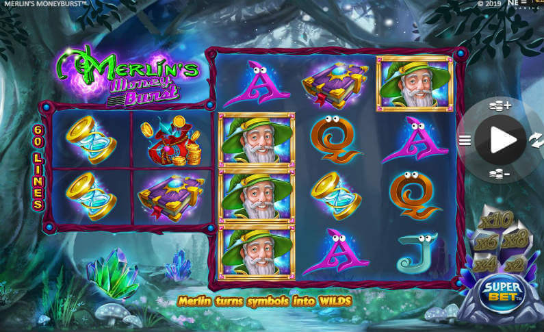 NextGen Releases Merlin’s Money Burst Slot